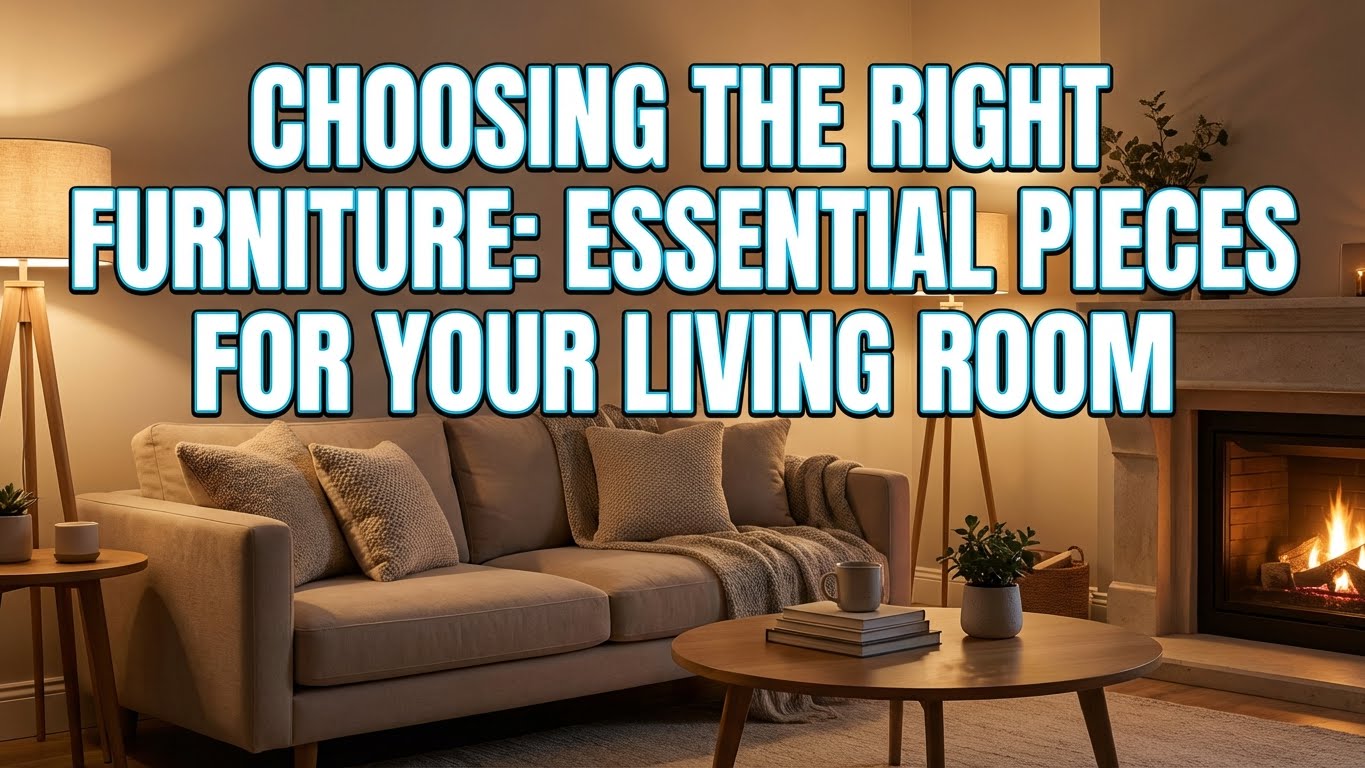 Choosing the Right Furniture Essential Pieces for Your Living Room