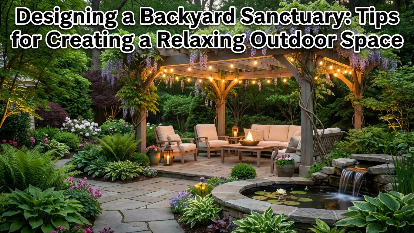 Designing a Backyard Sanctuary Tips for Creating a Relaxing Outdoor Space