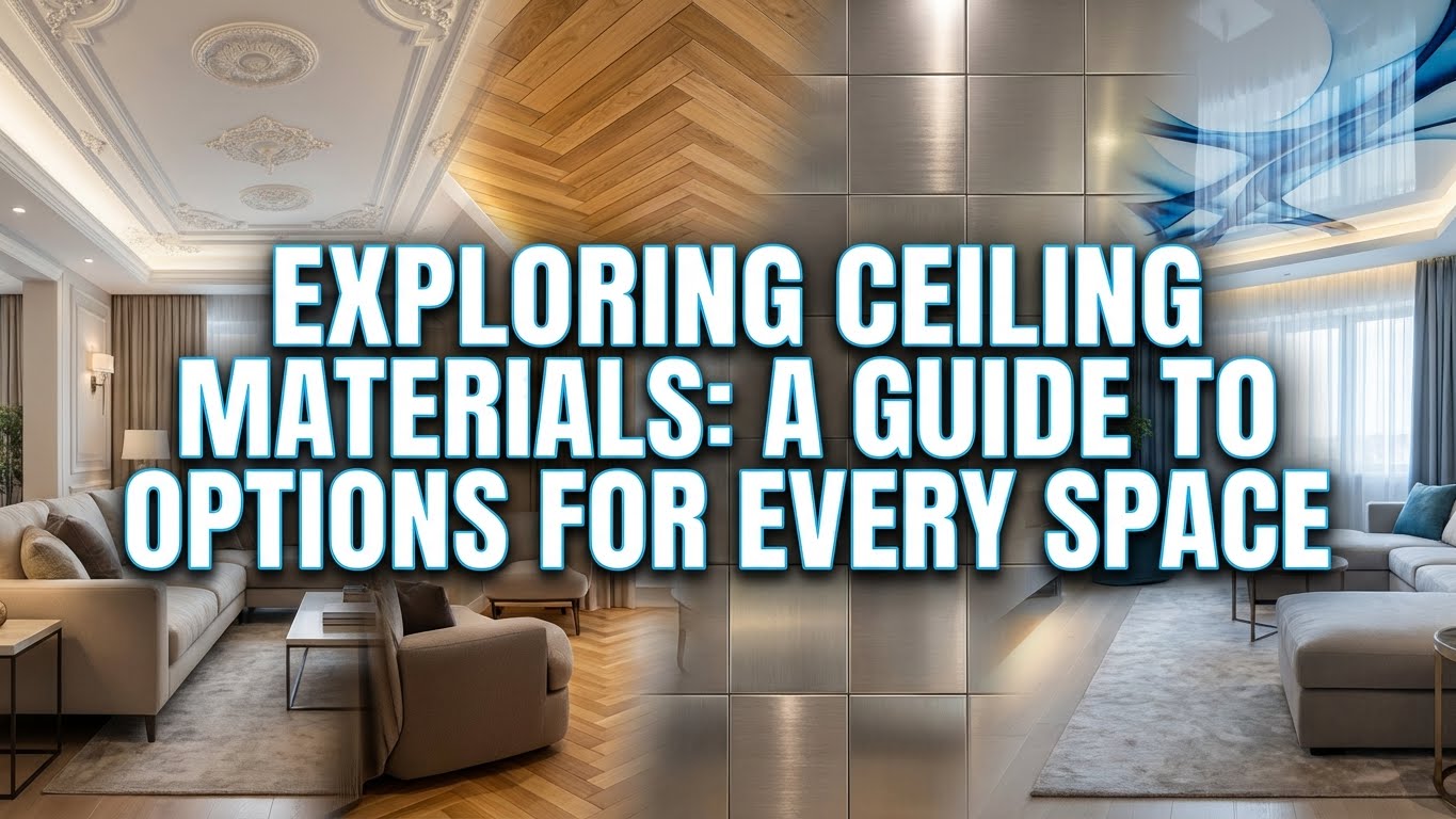 Exploring Ceiling Materials A Guide to Options for Every Space