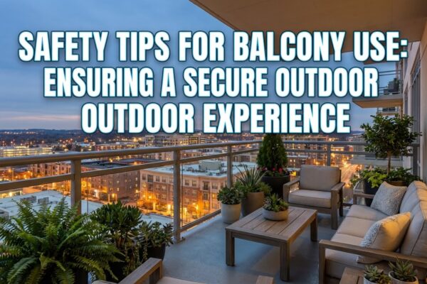 SAFETY TIPS FOR BALCONY USE ENSURING A SECURE OUTDOOR EXPERIENCE