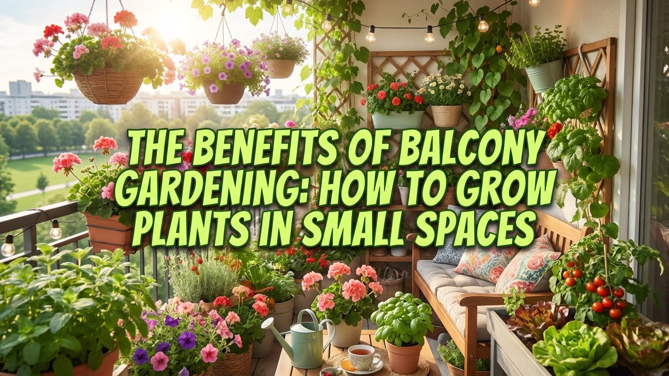 The Benefits of Balcony Gardening