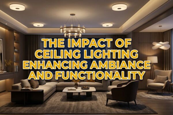 The Impact of Ceiling Lighting Enhancing Ambiance and Functionality