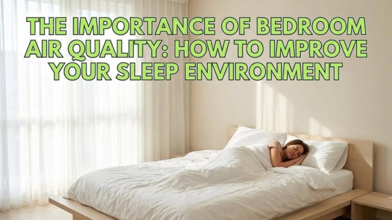 The Importance of Bedroom Air Quality: How to Improve Your Sleep Environment