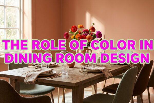 The Role of Color in Dining Room Design