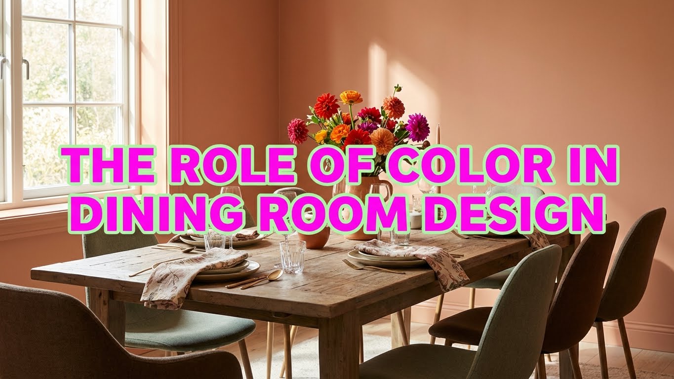 The Role of Color in Dining Room Design