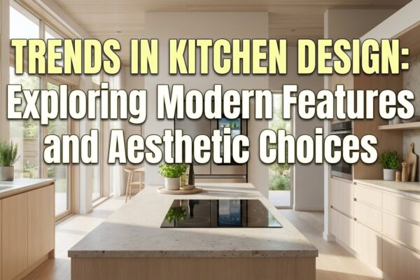 Trends in Kitchen Design Exploring Modern Features and Aesthetic Choices