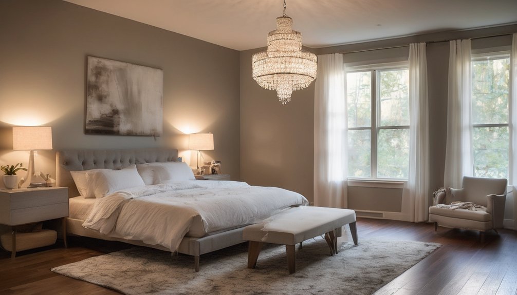 bedroom lighting fixture and bulb choices