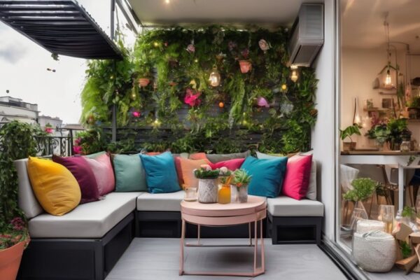 multi functional balcony space saving ideas