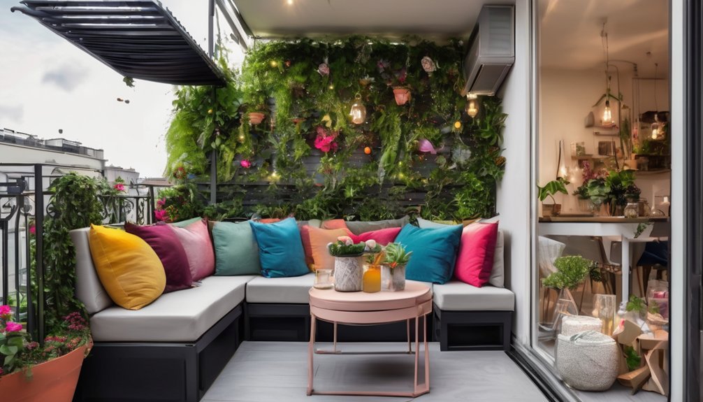 multi functional balcony space saving ideas