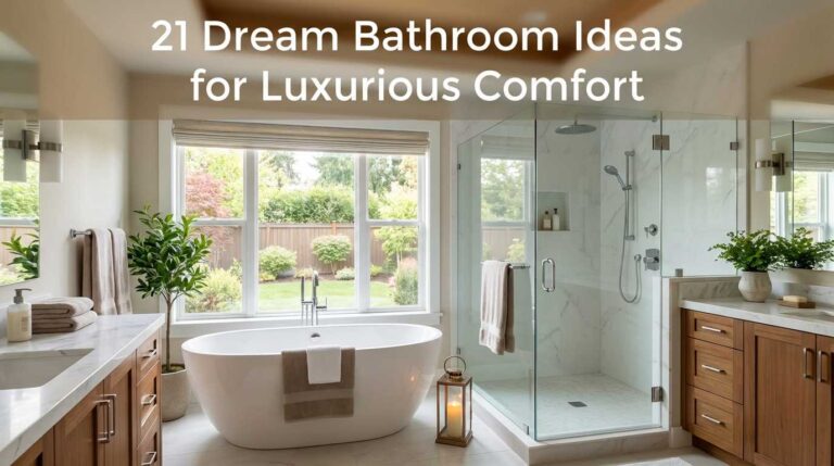 21 Dream Bathroom Ideas for Luxurious Comfort