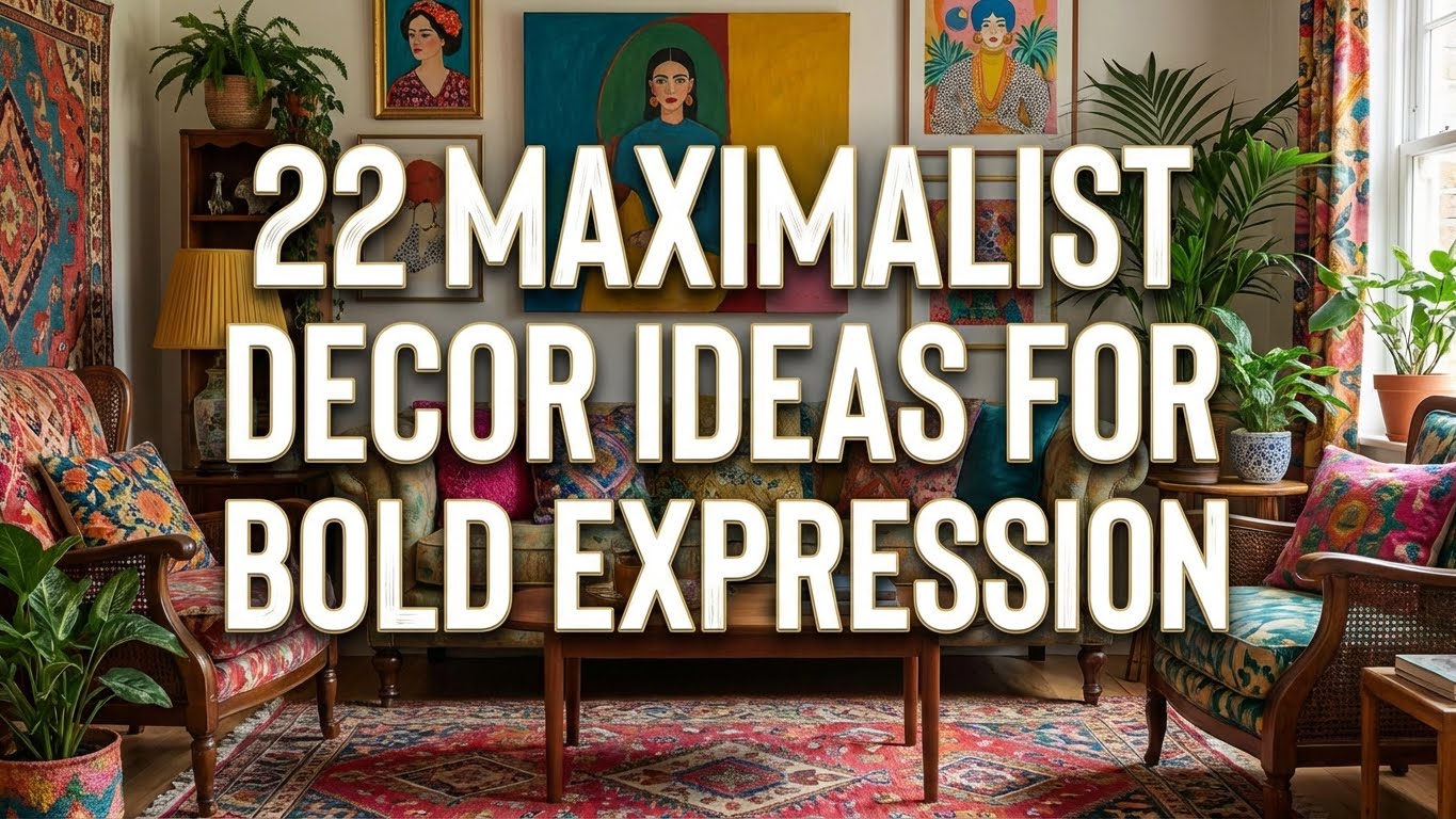 22 Maximalist Decor Ideas for Bold Expression