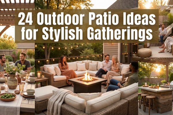 24 Outdoor Patio Ideas for Stylish Gatherings