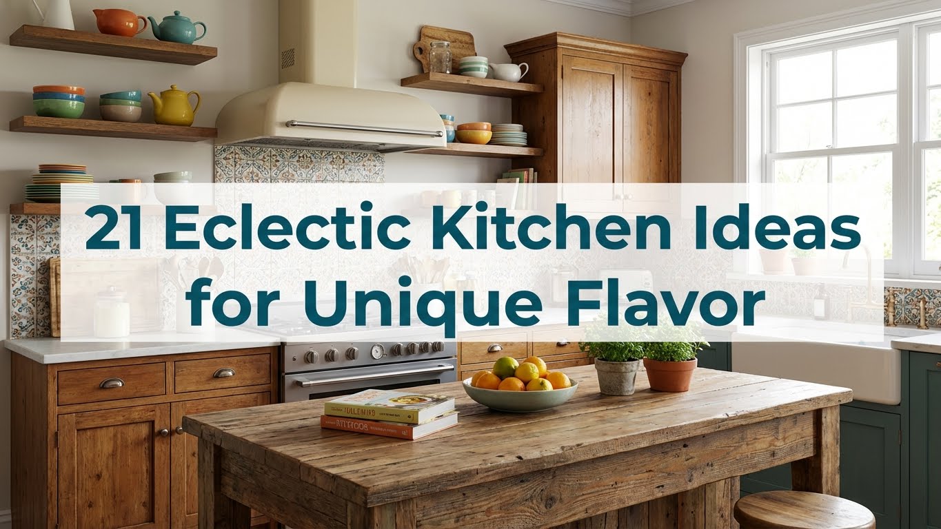 21 Eclectic Kitchen Ideas for Unique Flavor