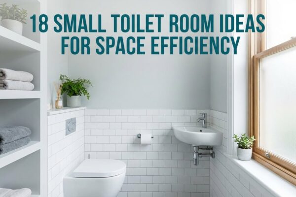 18 Small Toilet Room Ideas for Space Efficiency