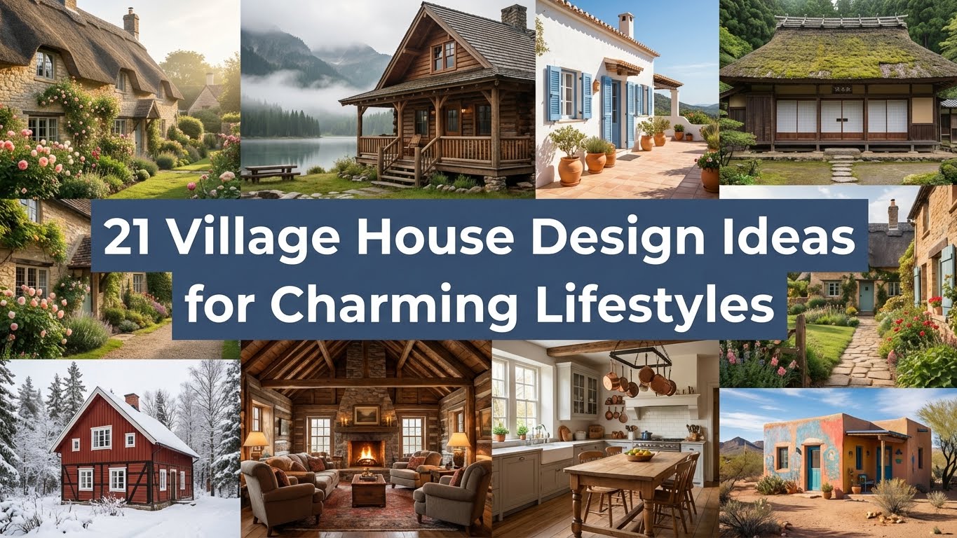 21 Village House Design Ideas for Charming Lifestyles