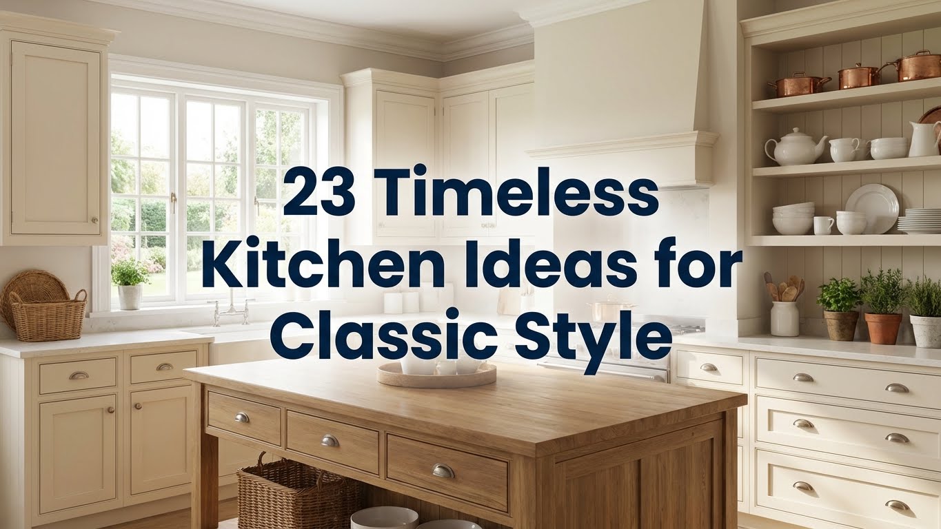 23 Timeless Kitchen Ideas for Classic Style
