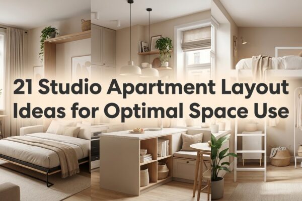21 Studio Apartment Layout Ideas for Optimal Space Use