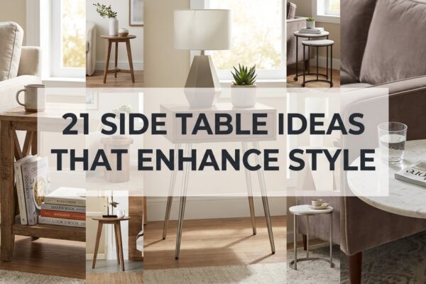 21 Side Table Ideas that Enhance Style