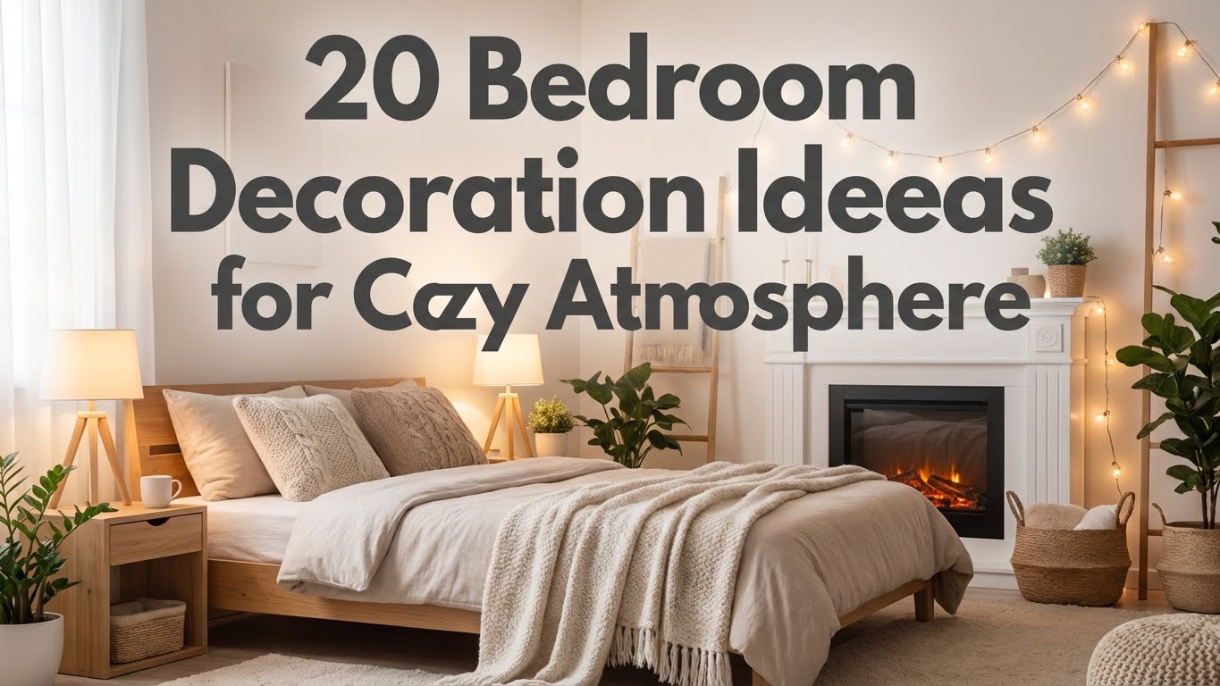 20 Bedroom Decoration Ideas for Cozy Atmosphere