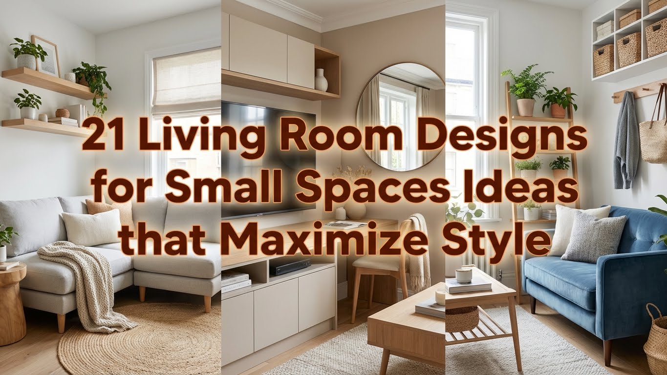 21 Living Room Designs for Small Spaces Ideas that Maximize Style