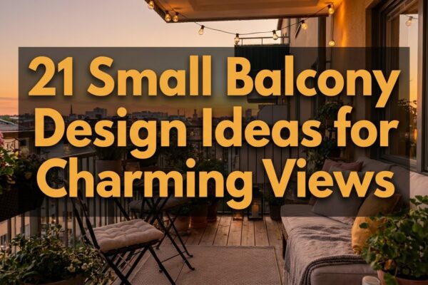 21 Small Balcony Design Ideas for Charming Views
