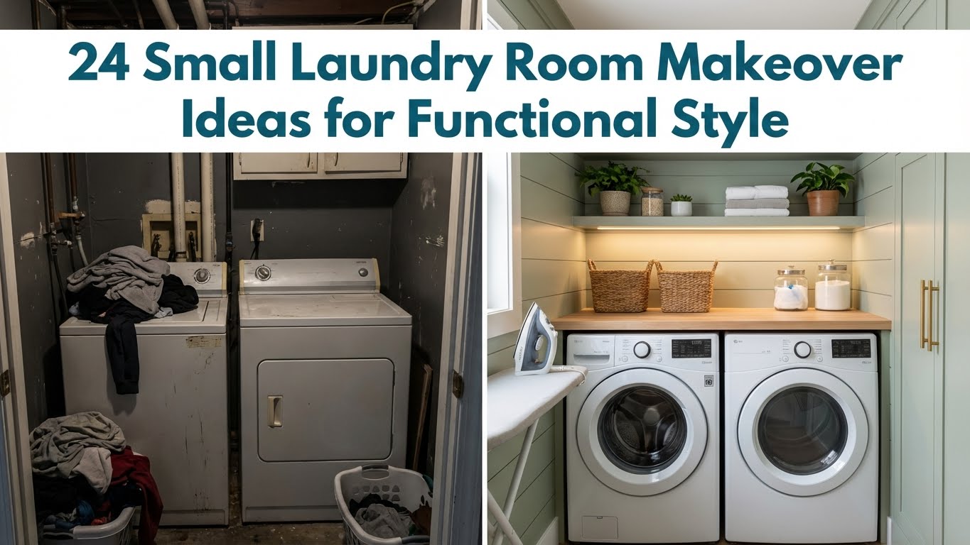 24 Small Laundry Room Makeover Ideas for Functional Style