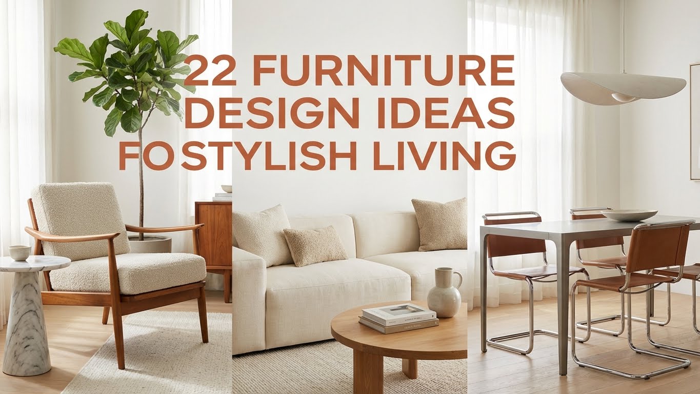 22 Furniture Design Ideas for Stylish Living