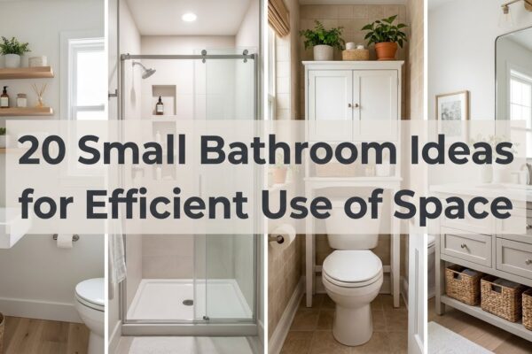20 Small Bathroom Ideas for Efficient Use of Space