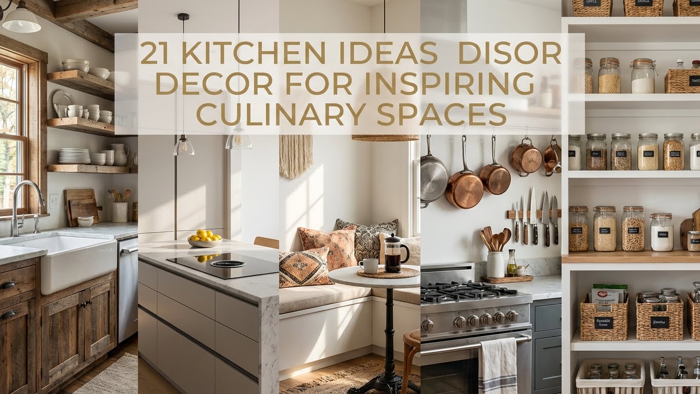 21 Kitchen Ideas Decor for Inspiring Culinary Spaces