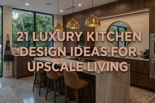 21 Luxury Kitchen Design Ideas for Upscale Living
