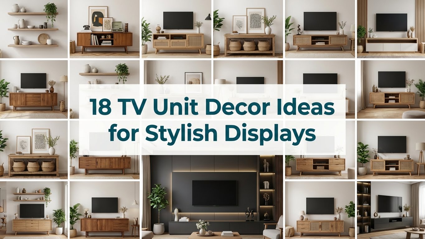 18 TV Unit Decor Ideas for Stylish Displays