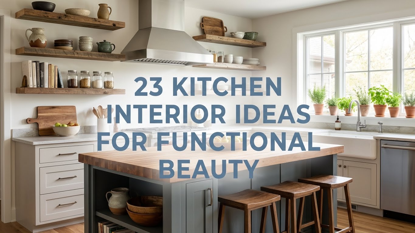23 Kitchen Interior Ideas for Functional Beauty