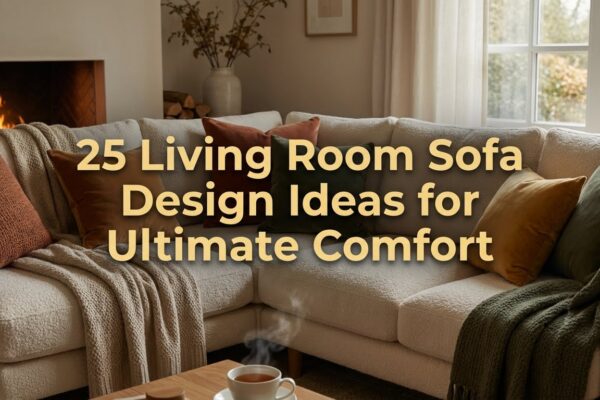 25 Living Room Sofa Design Ideas for Ultimate Comfort