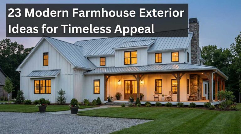 23 Modern Farmhouse Exterior Ideas for Timeless Appeal